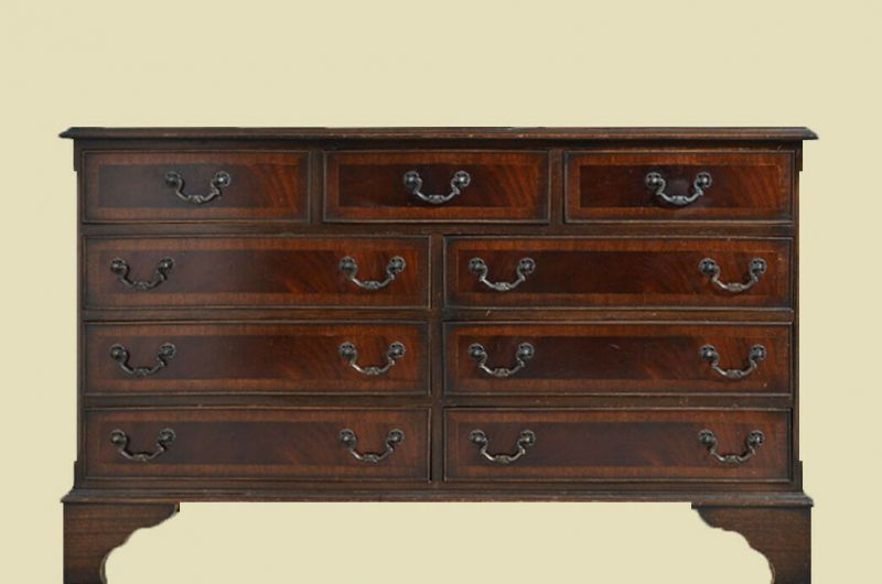 Englisches Victorianisches Regency Mahagoni Kommode Sideboard | antik.de