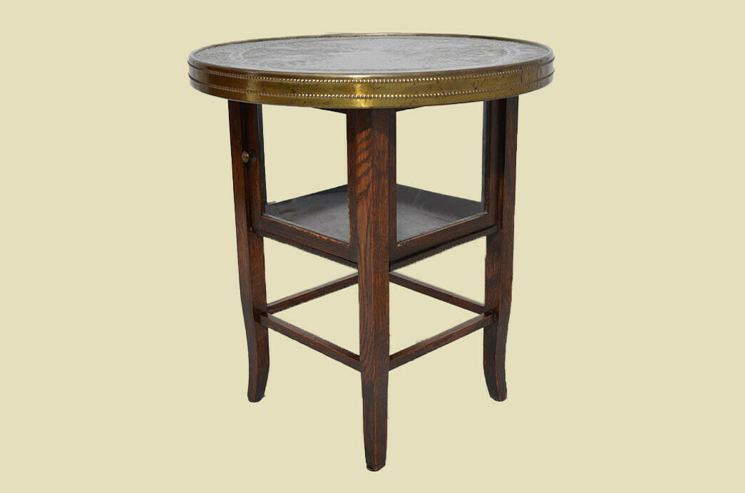 Antiker Art Deco Beistelltisch Rauchtisch Teetisch von 1920 | antik.de