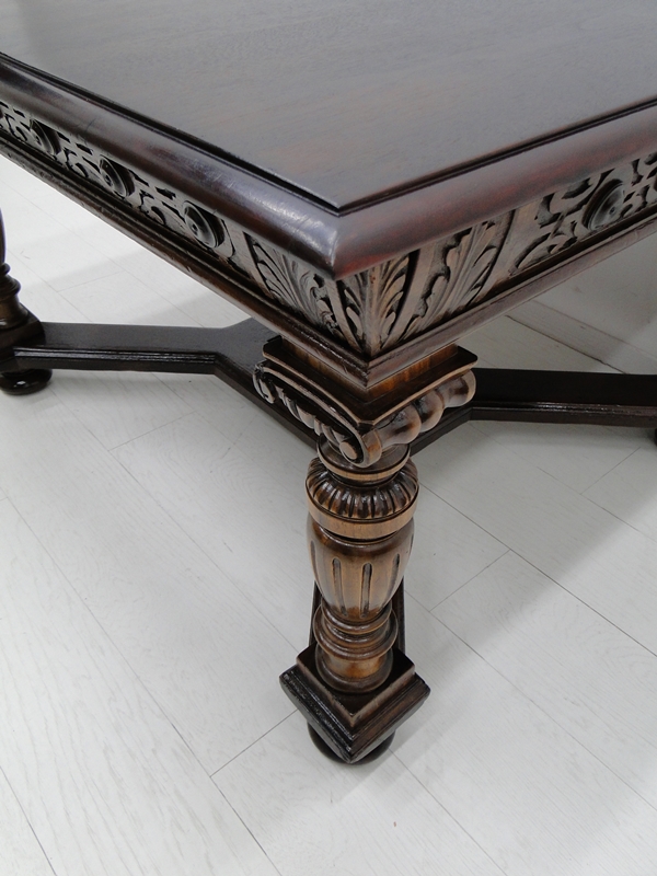 4791-Historismustisch-Esstisch-Gründerzeit-Tisch-Historismus