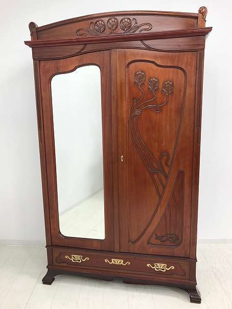 Jugendstilkasten Jugendstilschrank Kleiderkasten Jugendstil Kasten Schrank