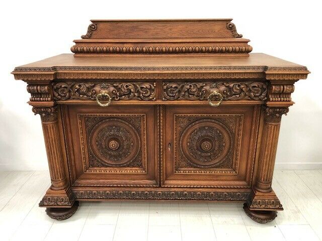 5528-Historismusanrichte-Gründerzeit-Buffet-Historismus-Anrichte