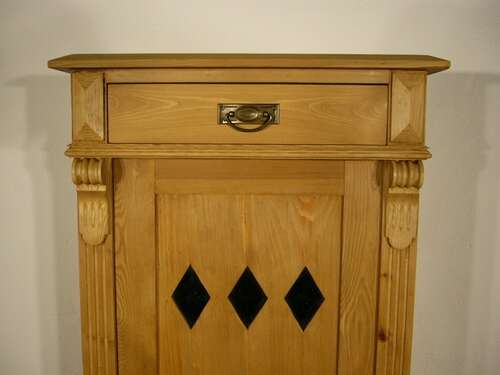 Vertiko Weichholz Super Schmal antik Schrank Gründerzeit um 1900
