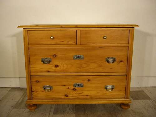 Kommode Jugendstil antik Schubladen Weichholz Sideboard Anrichte um 1900 Jhd.