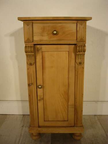 Nachtkasten Weichholz antik Gründerzeit Kommode um 1900 Jhd.