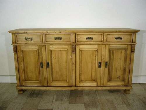 Anrichte Raumteiler Weichholz massiv Sideboard Kommode Gründerzeit Stil