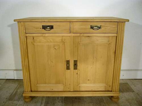 Kommode Jugendstil antik 2 türig Weichholz Schrank um 1900 Jhd.