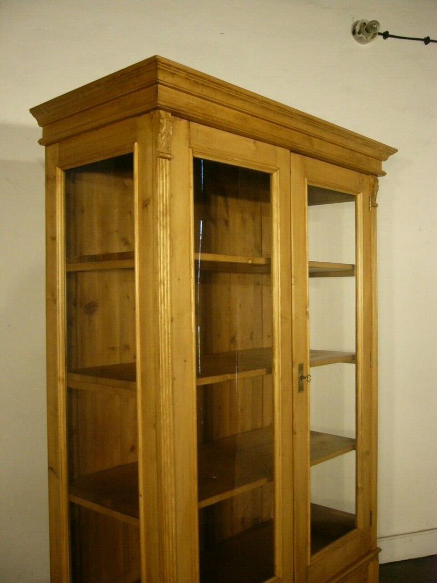 Vitrine Jugendstil 3 seitig voll verglast Jugendstil um 1900 Jhd