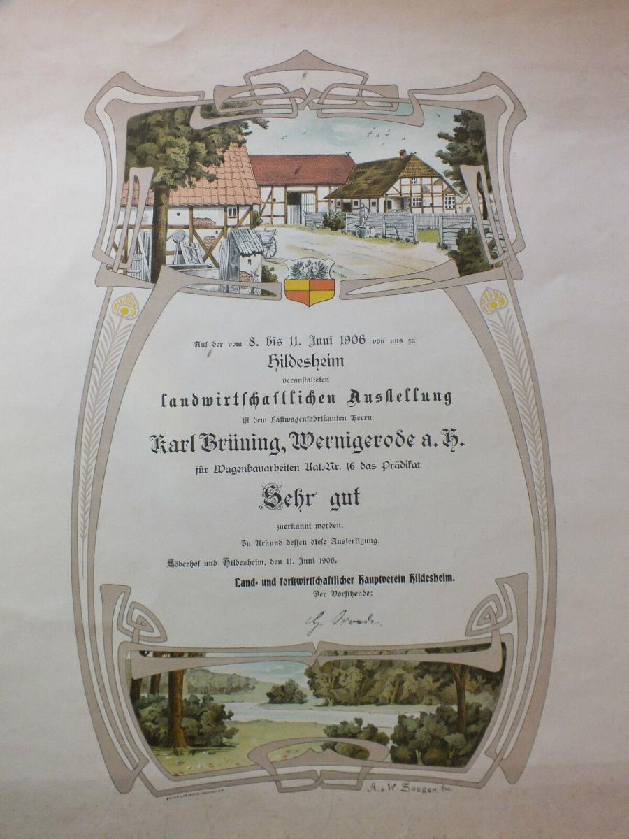 Landwirtschaftliche Ausstellung Hildesheim 1906, K