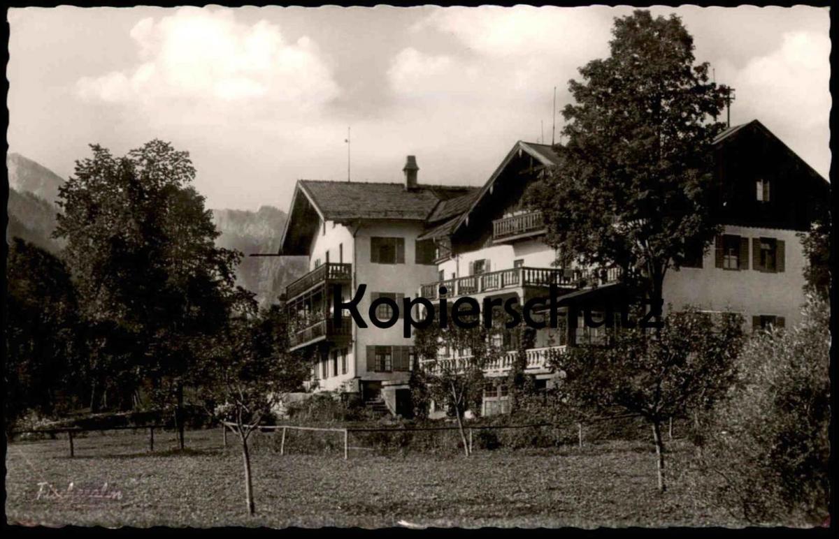 ÄLTERE POSTKARTE AURACH DAK JUGENDGESUNDUNGSSTÄTTE FISCHERALM POST