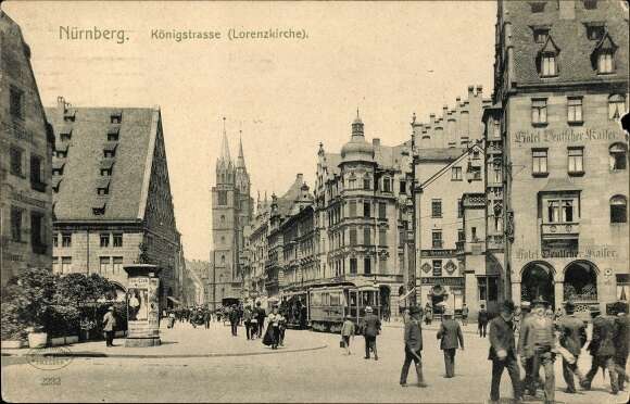 Nürnberg Königstraße ca 1970 Nr 0044705 oldthing