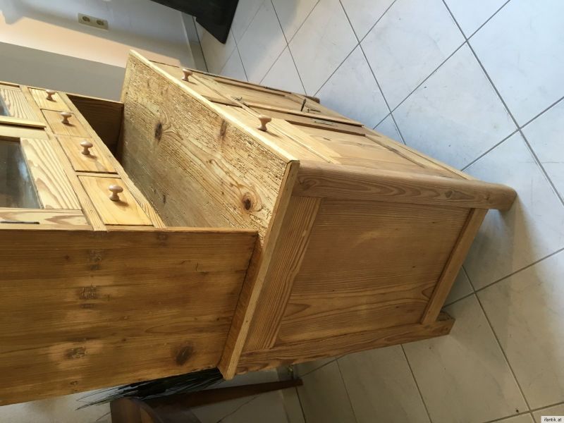 Hübsches altes Küchenbuffet Küchenschrank Fichte Naturholz