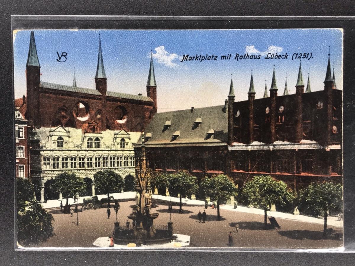 Ansichtskarte L Beck Marktplatz Mit Rathaus Nr O Oldthing