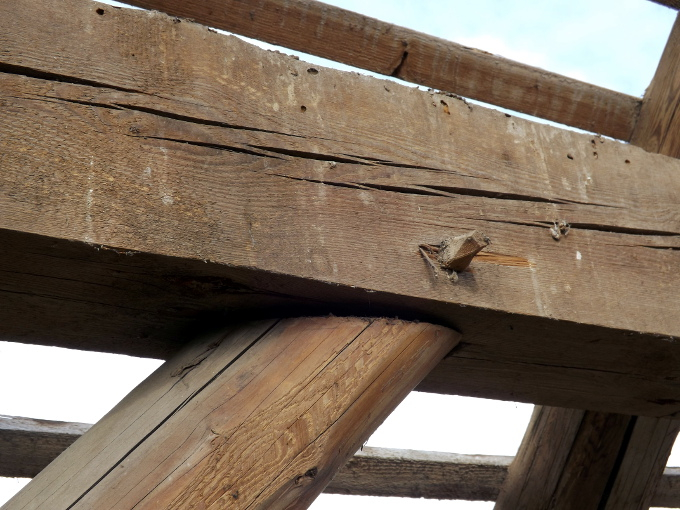 Scheunenbalken Altholzbalken altes Bauholz Fachwerk historische B