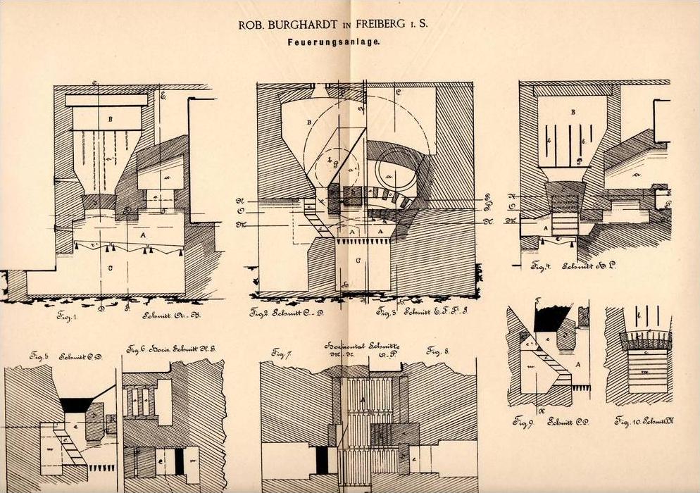 Original Patentschrift R Burghardt In Freiberg I S