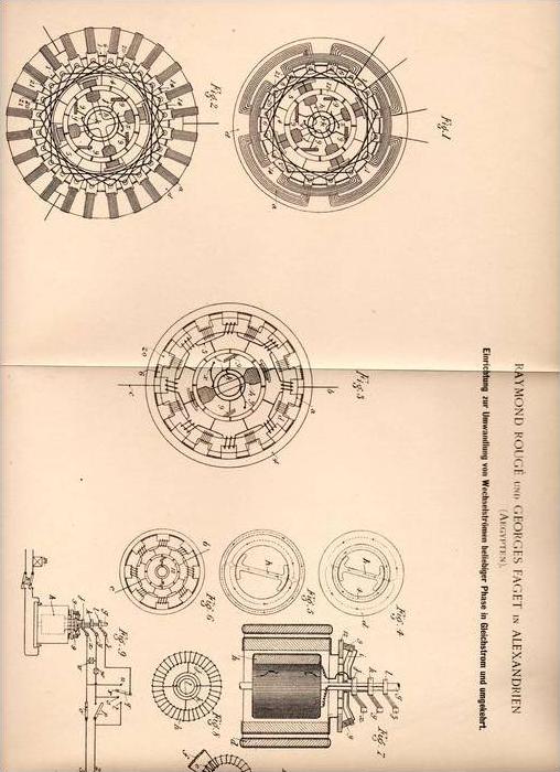 Original Patentschrift R Roug Und G Faget In Alexandrien