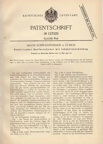 Original Patentschrift J Schwarzenbach In Z Rich