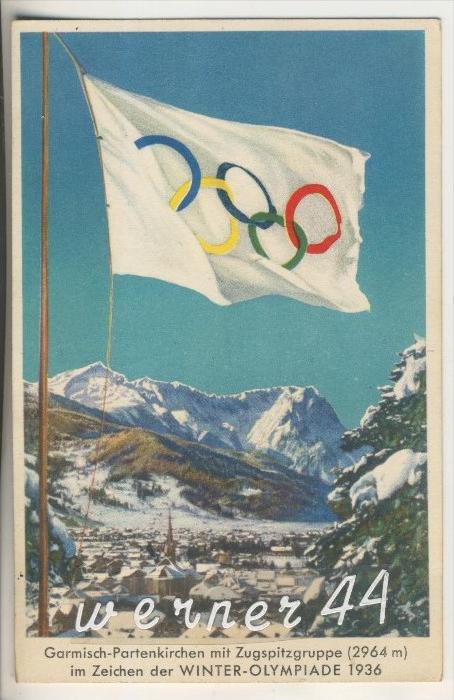 GarmischPartenkirchen v. 1936 Austragungsort der 4. Olympischen