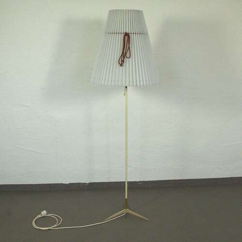 Vintage Stehlampe Dreistern Fuß Krähenfuß 2 Lichter Steh Leuchte 50er Rockabilly