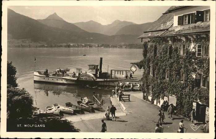 St Wolfgang Salzkammergut Jahre Dampfer Kaiser Franz Josef I Am