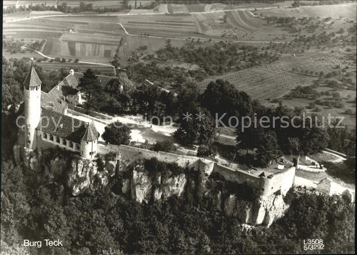 Teck Burg Teck Fliegeraufnahme Kat Kirchheim Unter Teck Nr Cx