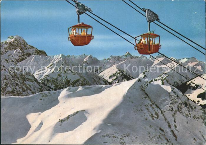 Seilbahn Riezlern Kanzelwand Kleinwalsertal Widderstein