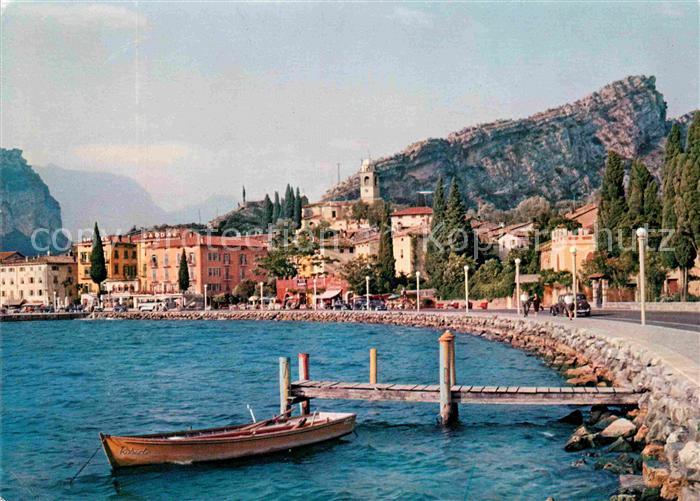 Ak Ansichtskarte Torbole Lago Di Garda Uferstrasse Am Gardasee