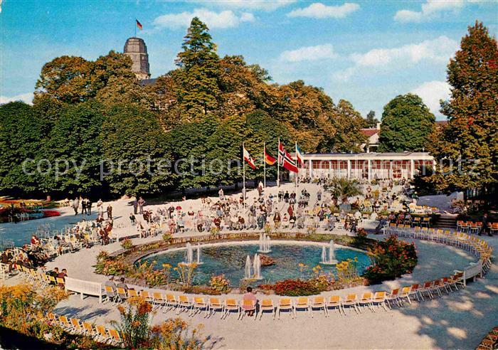 AK Ansichtskarte Bad Neuenahr Ahrweiler Kurpark Wasserspiele Cornely