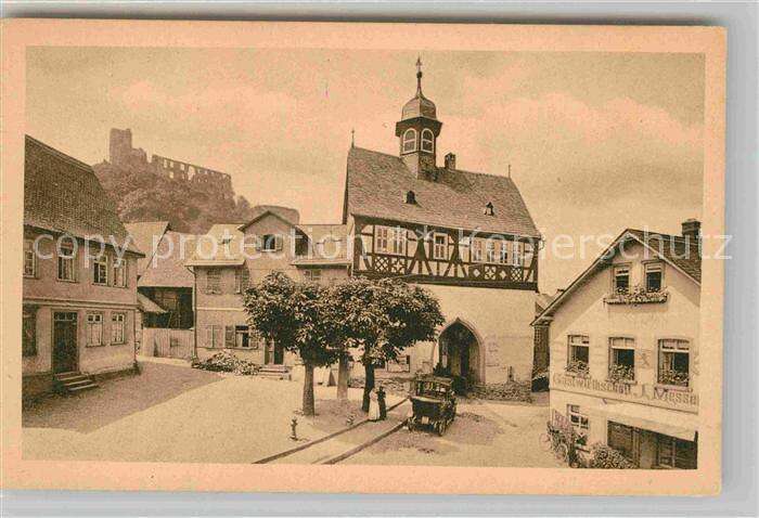 Ak Ansichtskarte Koenigstein Taunus Altes Rathaus Kat Koenigstein Im