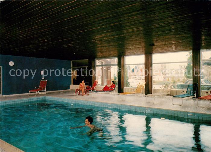 Ak Ansichtskarte Duerrheim Bad Kurhotel Haenslehof Schwimmbad Kat