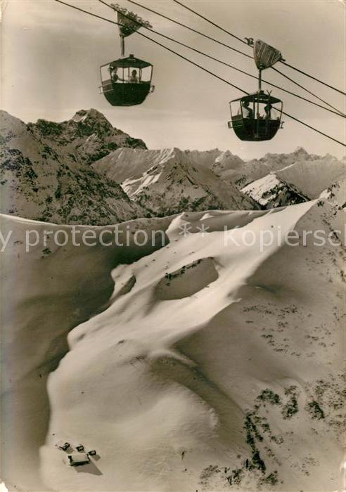 AK Ansichtskarte Seilbahn Riezlern Kanzelwandbahn Kleinwalsertal