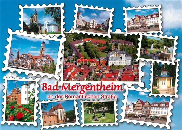 Ak Ansichtskarte Bad Mergentheim Sehenswuerdigkeiten Der Stadt Bad