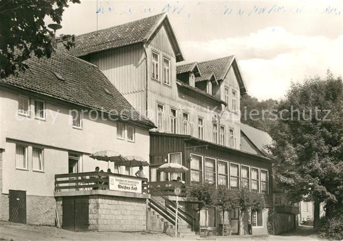 Ak Ansichtskarte Altenbrak Harz Fdgb Erholungsheim Weisses Ro