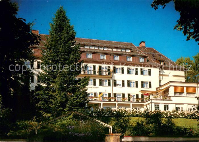 AK Ansichtskarte Freudenstadt Kurhaus St Elisabeth Kurort Im