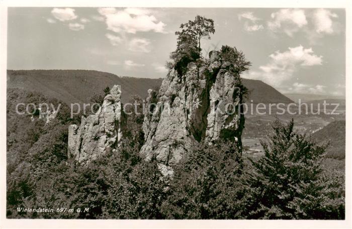 AK Ansichtskarte Wiesensteig Wielandstein Wiesensteig Nr Ky43728