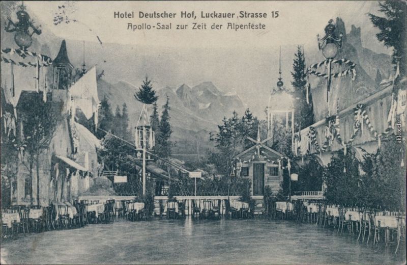 Ansichtskarte Kreuzberg Berlin Hotel Deutscher HOf Luckauer Strasse 15