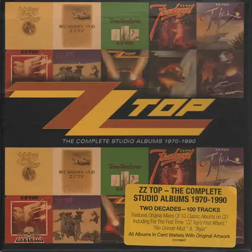  ZZ Top ‎– The Complete Studio Albums 1970-1990 (10 CDs)