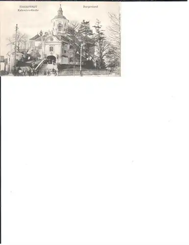 002. 1924. Ungelaufte Photoansichtskarte vom Kalvarien-Kirche im Eisenstadt. T1!