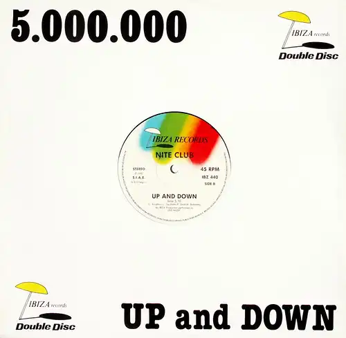 5.000.000/ Nite Club - Where Is My Head/ Up And Down [12" Maxi]