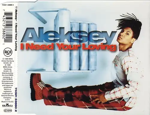 Aleksey - I Need Your Loving [CD-Single]