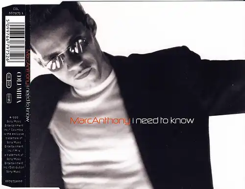 Anthony, Marc - I Need To Know [CD-Single]