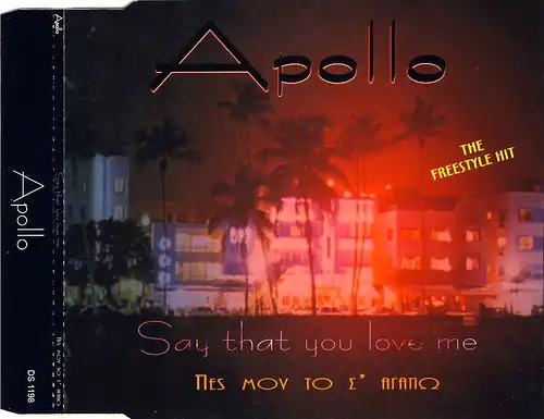 Apollo - Say That You Love Me [CD-Single]