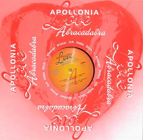Apollonia Love - Abracadabra, Kleiner Prinz Ich Liebe Dich [12" Maxi]