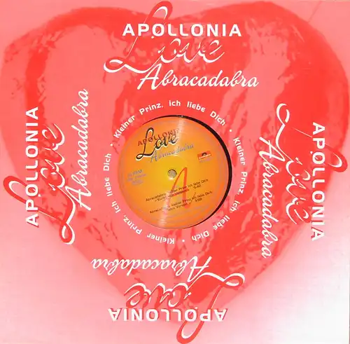 Apollonia Love - Abracadabra, Petit Prince Je t'aime [12&quot; Maxi]