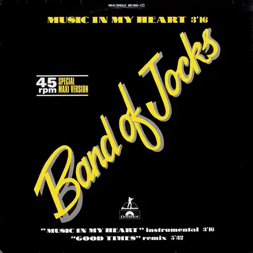 Band Of Jocks - Music In My Heart [12" Maxi]