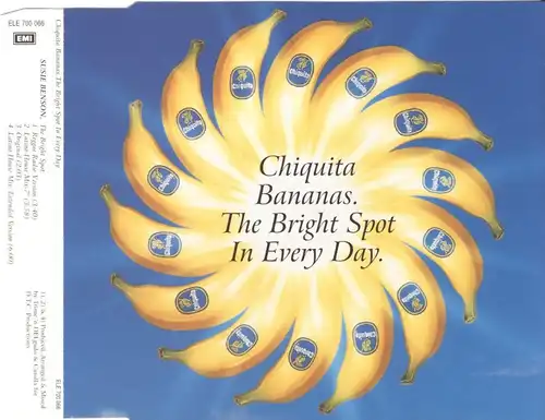 Benson, Susie - Chiquita Bananas. The Bright Spot In Every Day [CD-Single]