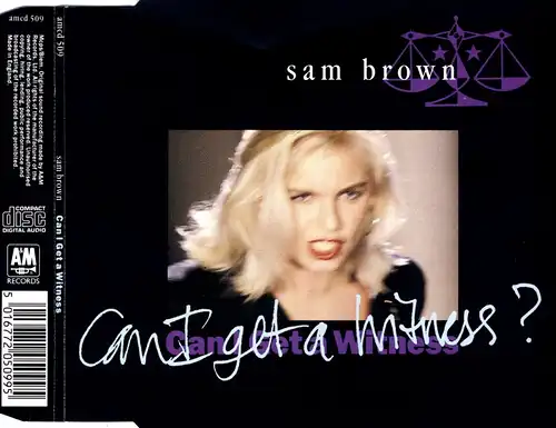 Brown, Sam - Can I Get A Witness [CD-Single]