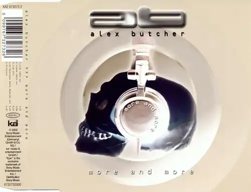 Butcher, Alex - More And Mores [CD-Single]