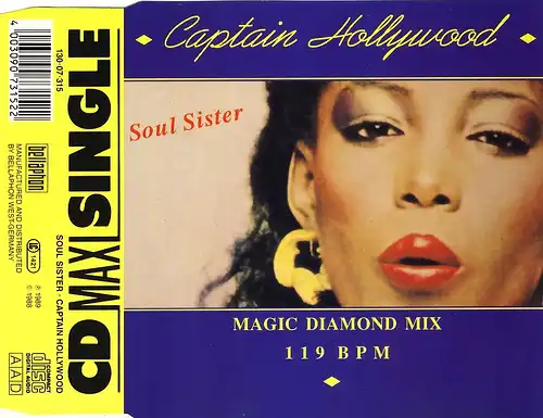 Captain Hollywood - Soul Sister [CD-Single]