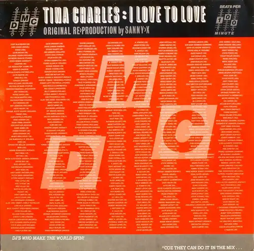 Charles, Tina - I Love To Love DMC RMX [12" Maxi]