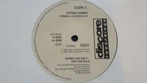 Copa T. - Hyper Samba [12&quot; Maxi]